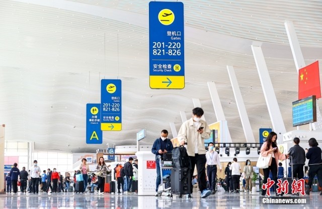 「2つのターミナルビル」運用スタートの武漢天河空港　湖北省